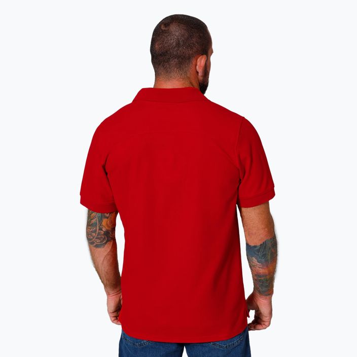 Koszulka polo męska Pitbull Rockey Polo red 3