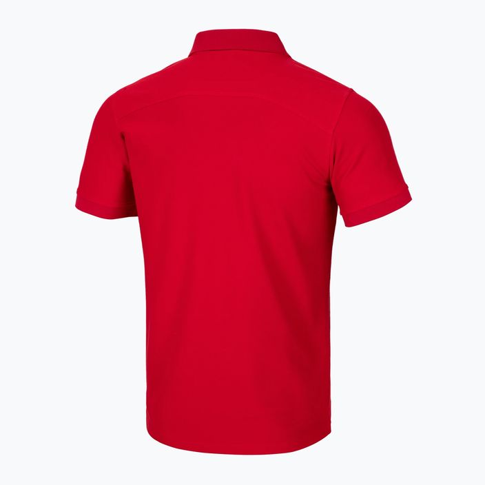 Koszulka polo męska Pitbull Rockey Polo red 5