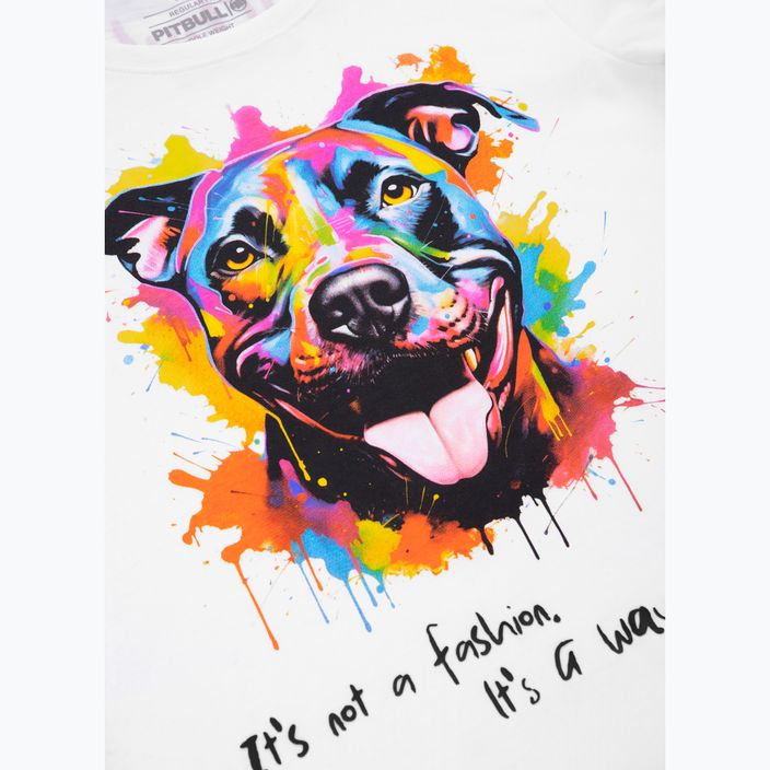 Koszulka damska Pitbull Watercolor white 6