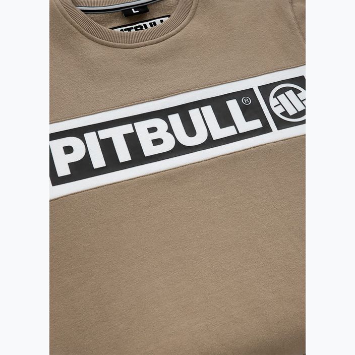 Bluza męska Pitbull Sherwood Crewneck pale sand 7