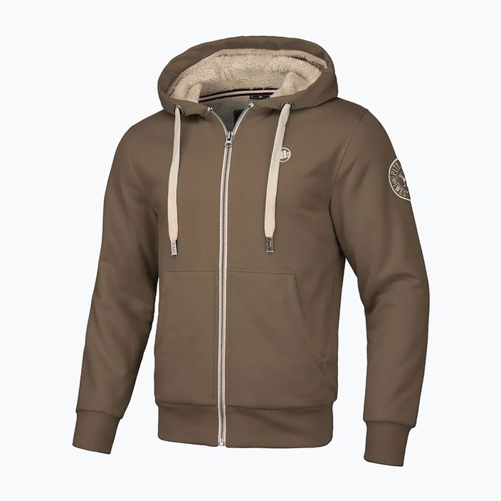 Bluza męska Pitbull Zip Sherpa 2 Ruffin Hooded brown 5