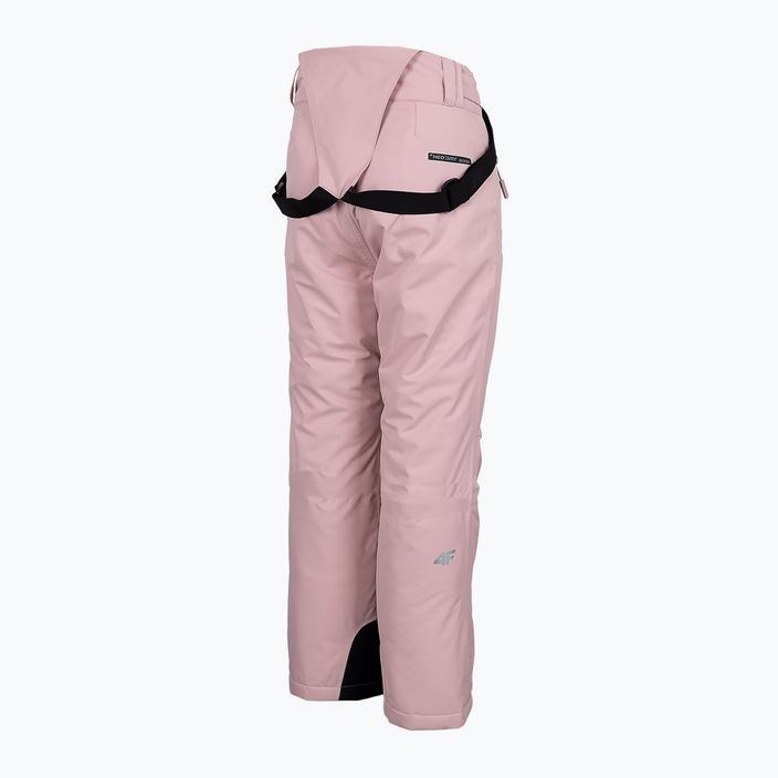 Spodnie narciarskie dziecięce 4F JSPDN001 light pink 8