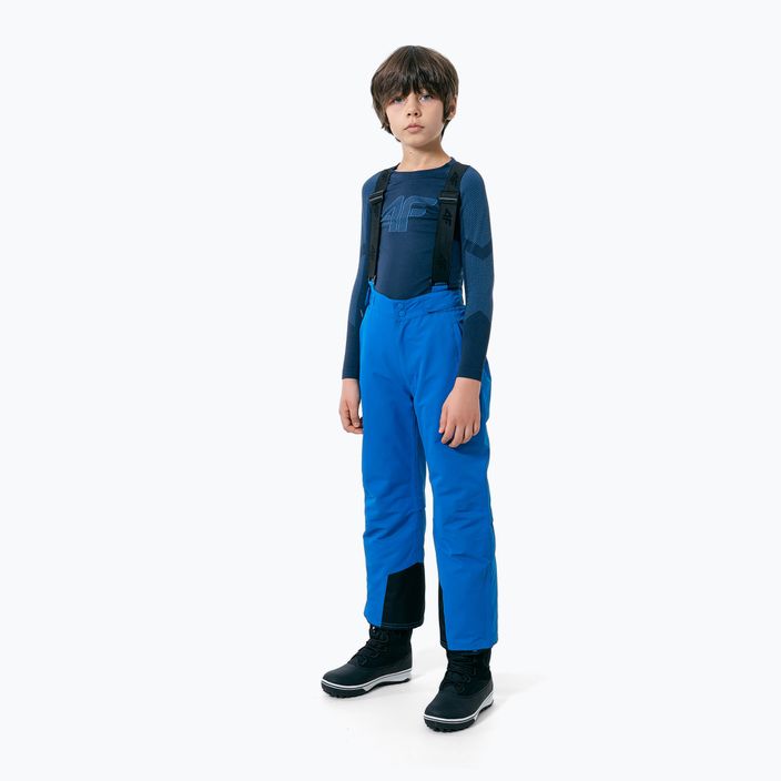 Spodnie narciarskie dziecięce 4F JSPMN001 blue 2