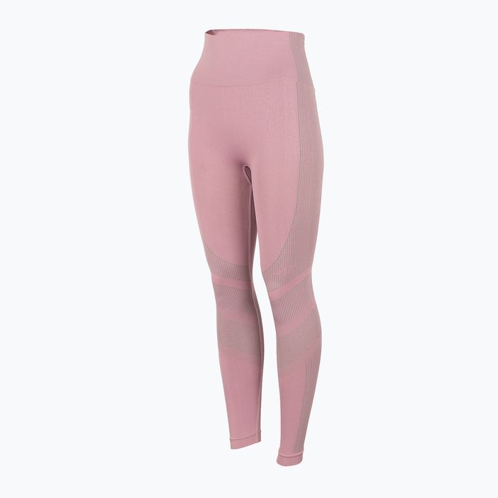 Spodnie termoaktywne damskie 4F BIDB030D dark pink 2