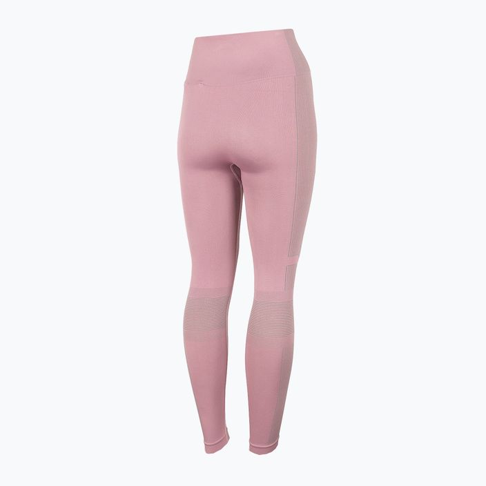 Spodnie termoaktywne damskie 4F BIDB030D dark pink 3
