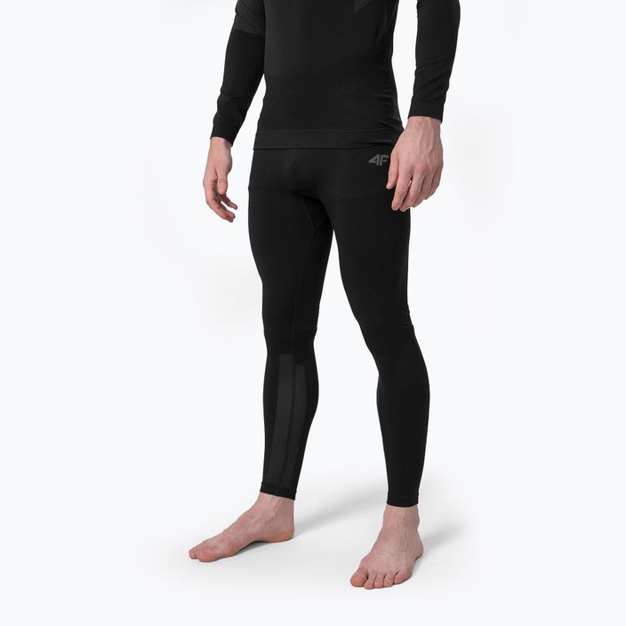 Spodnie termoaktywne męskie 4F BIMB030D deep black