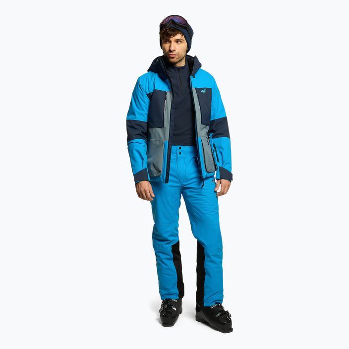 Spodnie narciarskie męskie 4F SPMN006 blue 2