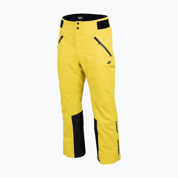 Spodnie narciarskie męskie 4F SPMN006 lemon 6