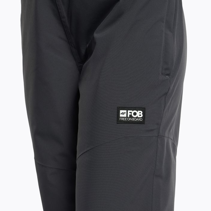 Spodnie snowboardowe damskie 4F SPDS002 dark/grey 7