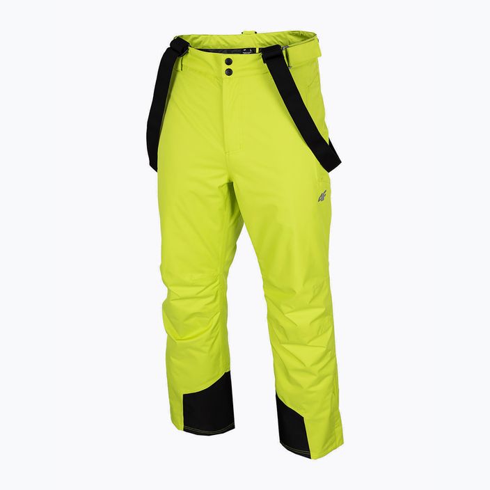 Spodnie narciarskie męskie 4F SPMN001 canary green 7