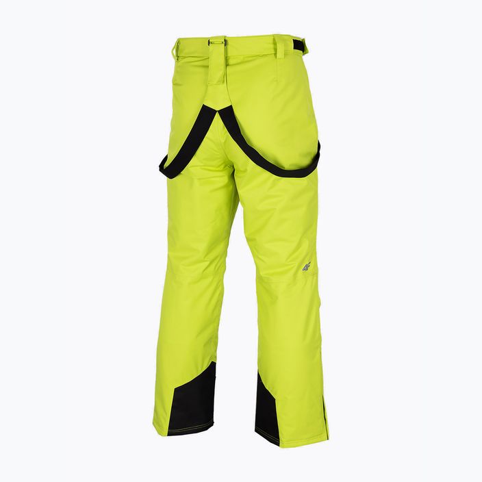 Spodnie narciarskie męskie 4F SPMN001 canary green 8