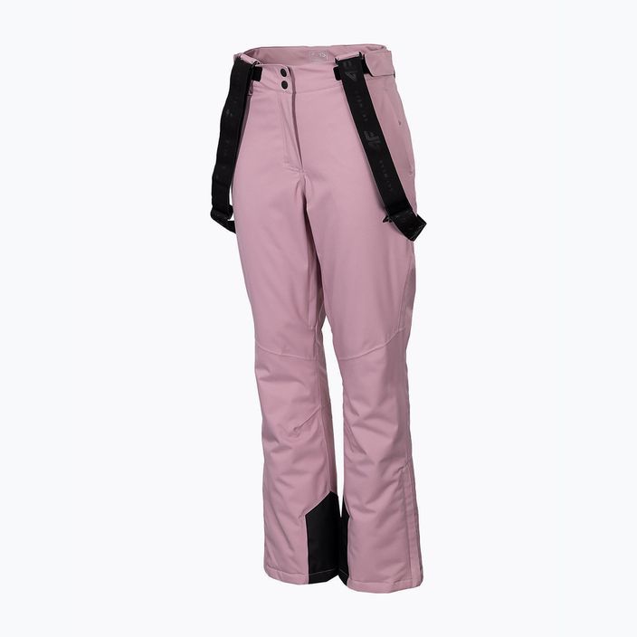 Spodnie narciarskie damskie 4F SPDN002 dark pink 6