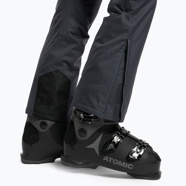 Spodnie narciarskie damskie 4F SPDN002 dark/grey 5