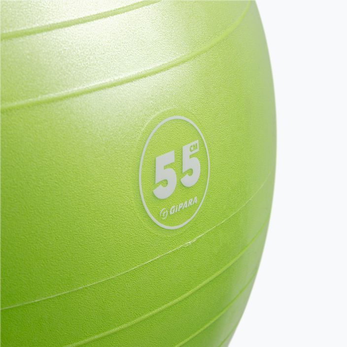 Piłka gimnastyczna Gipara Fitness 3000 55 cm zielona 2