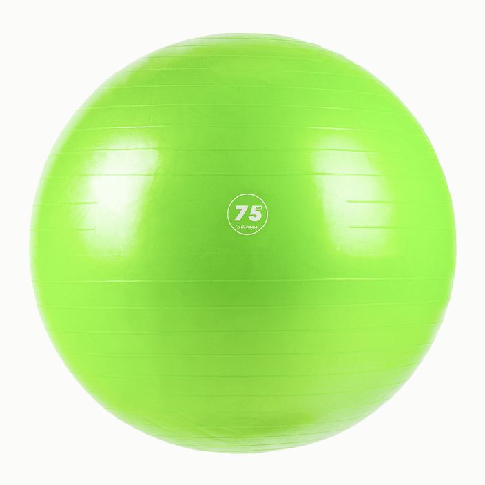 Piłka gimnastyczna Gipara Fitness 3006 75 cm zielona