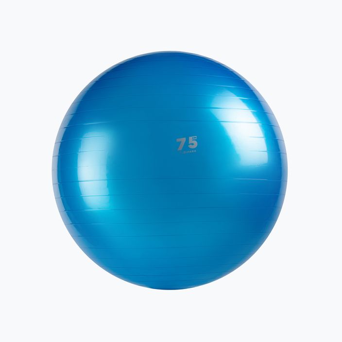 Piłka gimnastyczna Gipara Fitness 4900 75 cm niebieska