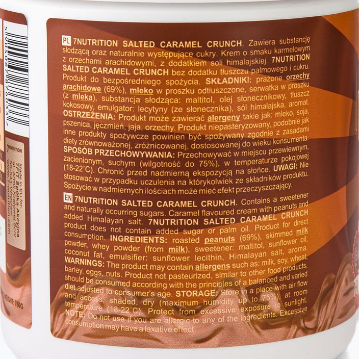 Krem 7Nutrition 750 g Salted Caramel Crunch 2