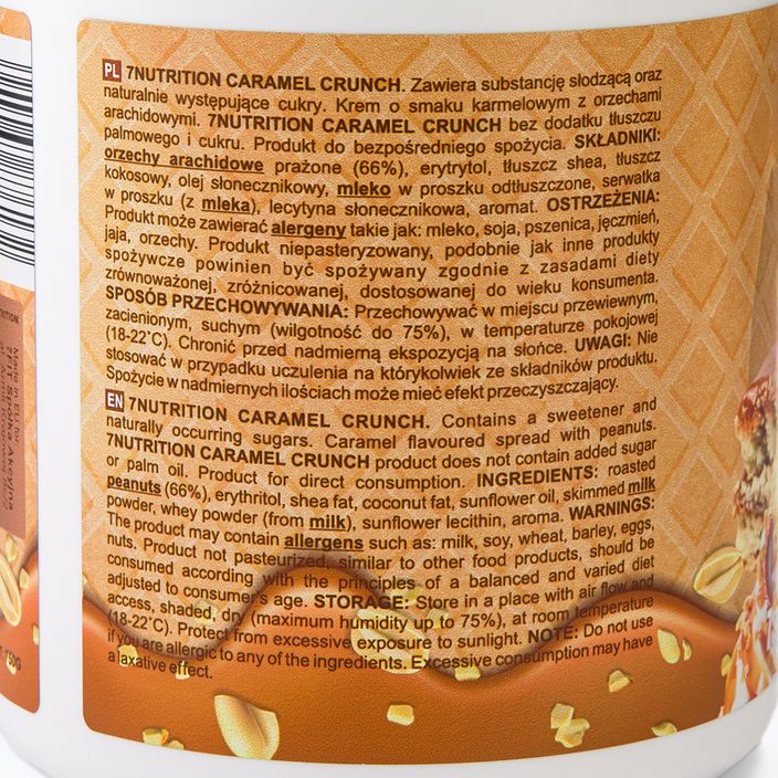 Krem 7Nutrition KETO 750 g Caramel Crunch 2
