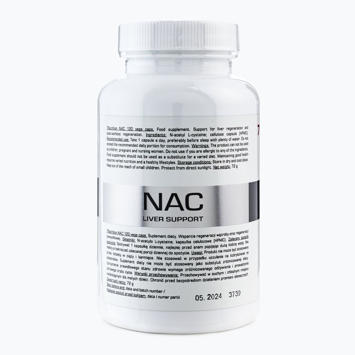 Suplement 7Nutrition NAC 500 mg 120 kapsułek 2