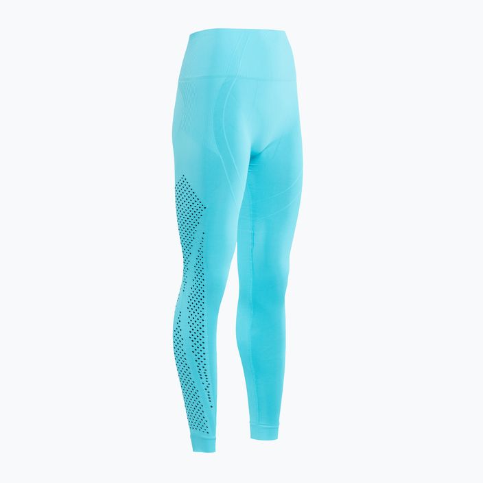 Legginsy treningowe damskie 2skin Power Seamless Turkus niebieskie 2S-60513 3