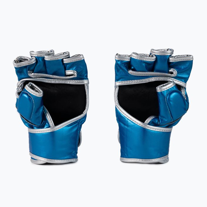 Rękawice grapplingowe Octagon MMA metallic blue 2