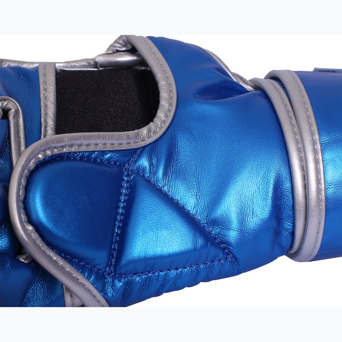 Rękawice sparingowe Octagon Mettalic MMA blue 5