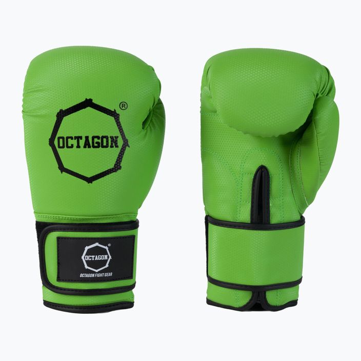 Rękawice bokserskie Octagon Kevlar green 3