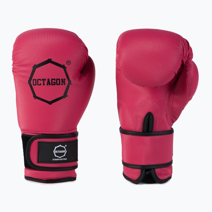 Rękawice bokserskie Octagon Kevlar pink 3