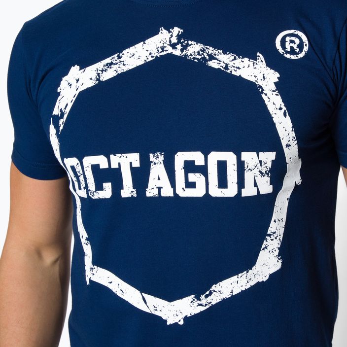 Koszulka męska Octagon Logo Smash dark navy 4