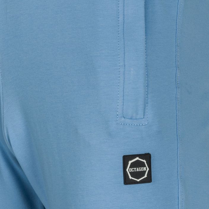 Spodnie męskie Octagon Small Logo blue 3