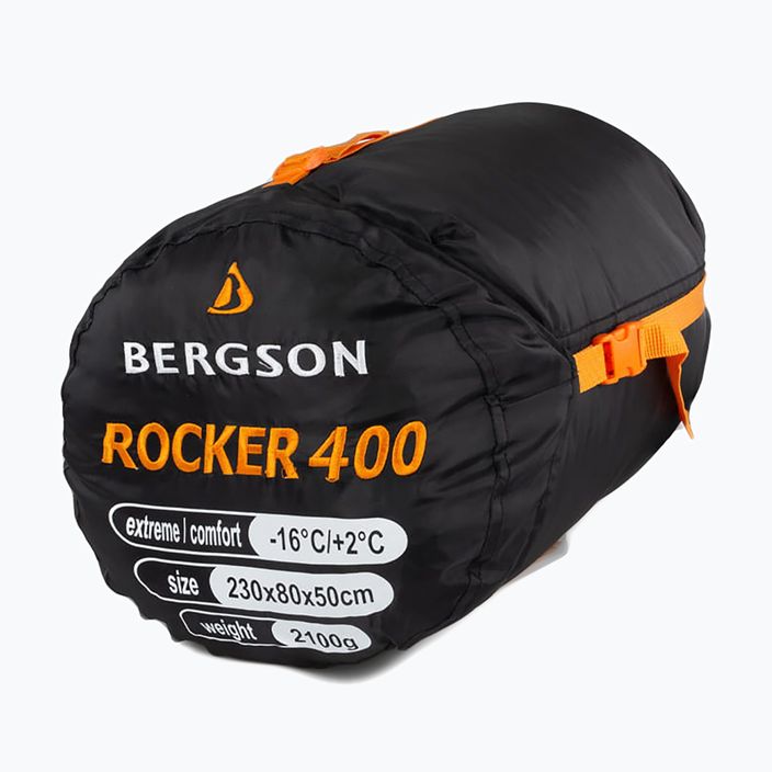 Śpiwór BERGSON Rocker 400 asphalt/navy 9