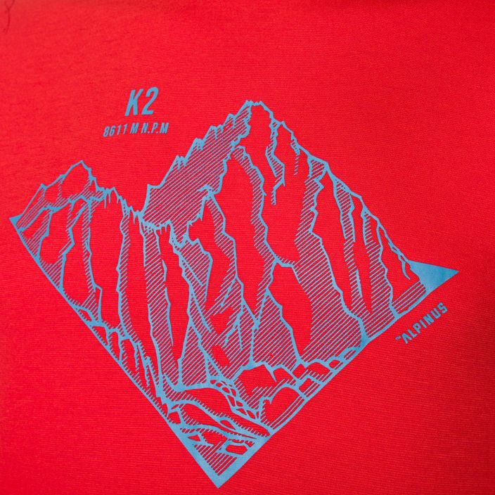 Koszulka męska Alpinus Skilbrum czerwona 8