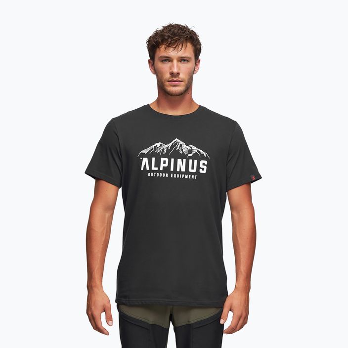 Koszulka męska Alpinus Mountains czarna