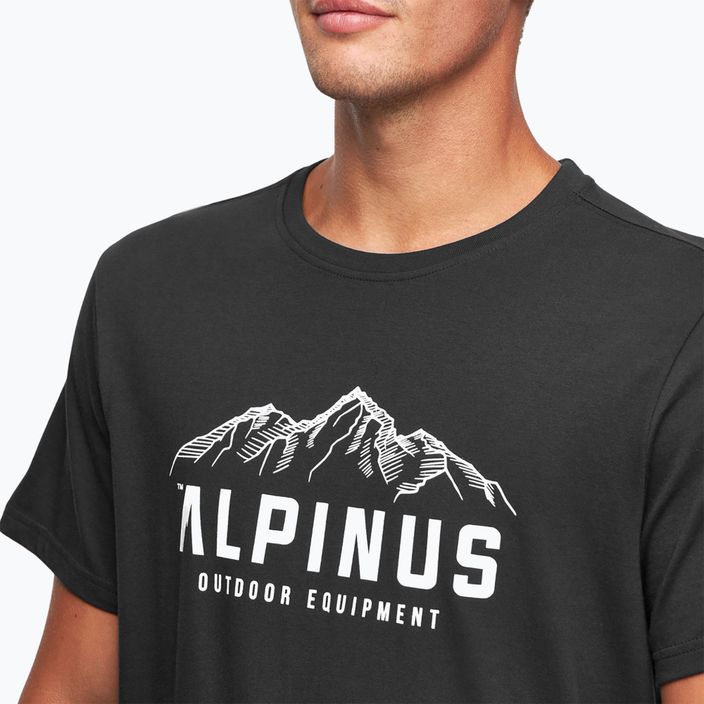 Koszulka męska Alpinus Mountains czarna 4
