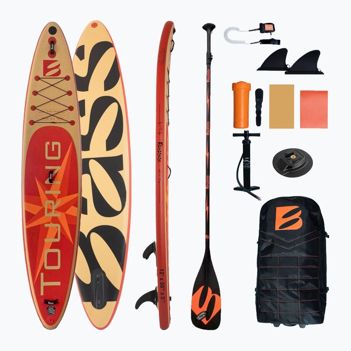 Deska SUP Bass Touring SR 12'0" PRO + Extreme Pro S pomarańczowa