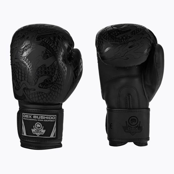 Rękawice bokserskie DBX BUSHIDO "Black Dragon" czarne B-2v18 3