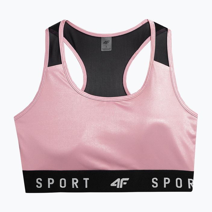 Biustonosz fitness 4F F051 light pink 4