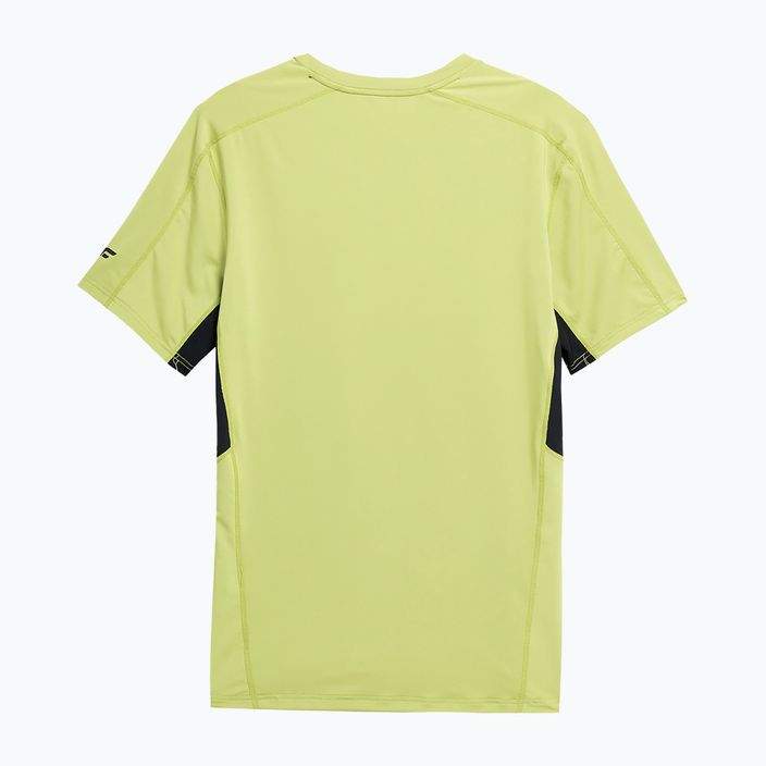 Koszulka męska 4F M404 canary green 2