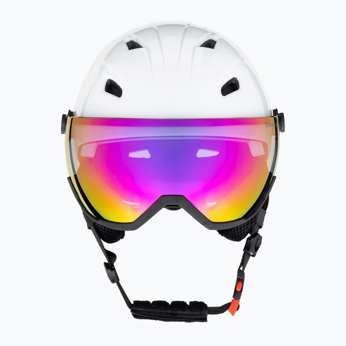 Kask narciarski damski 4F F032 white 2
