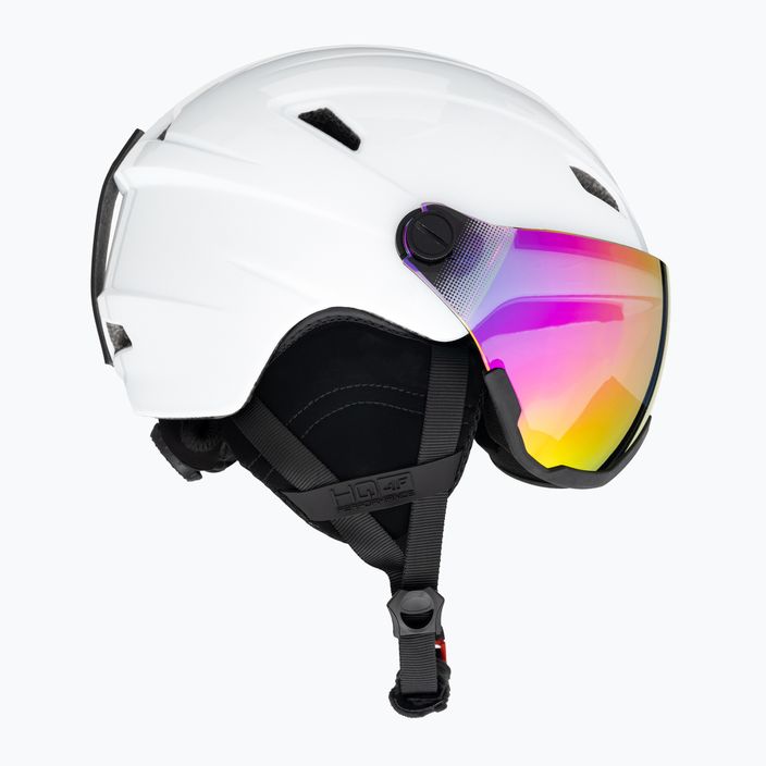 Kask narciarski damski 4F F032 white 4