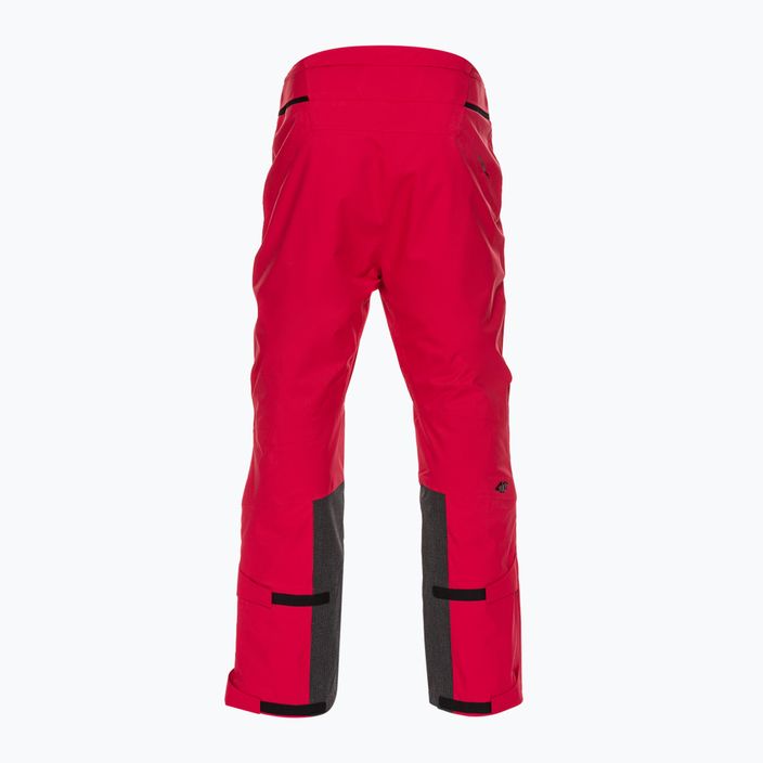 Spodnie narciarskie męskie 4F M343 dark red 4