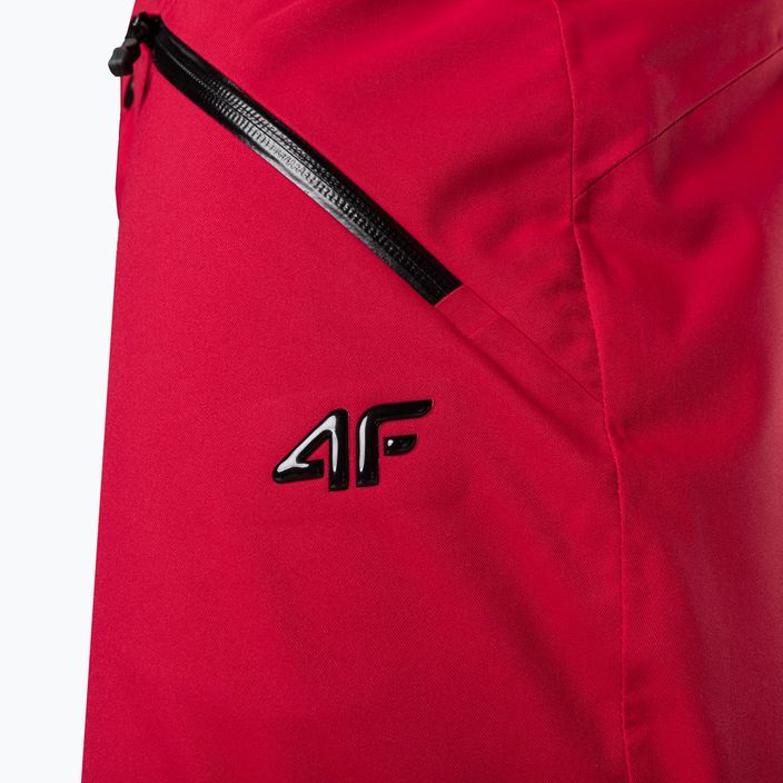 Spodnie narciarskie męskie 4F M343 dark red 5