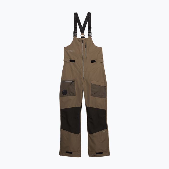 Spodnie snowboardowe męskie 4F M346 brown 5