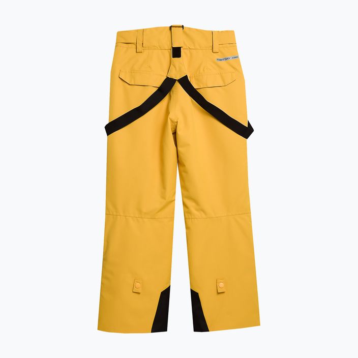 Spodnie narciarskie dziecięce 4F M360 yellow 6
