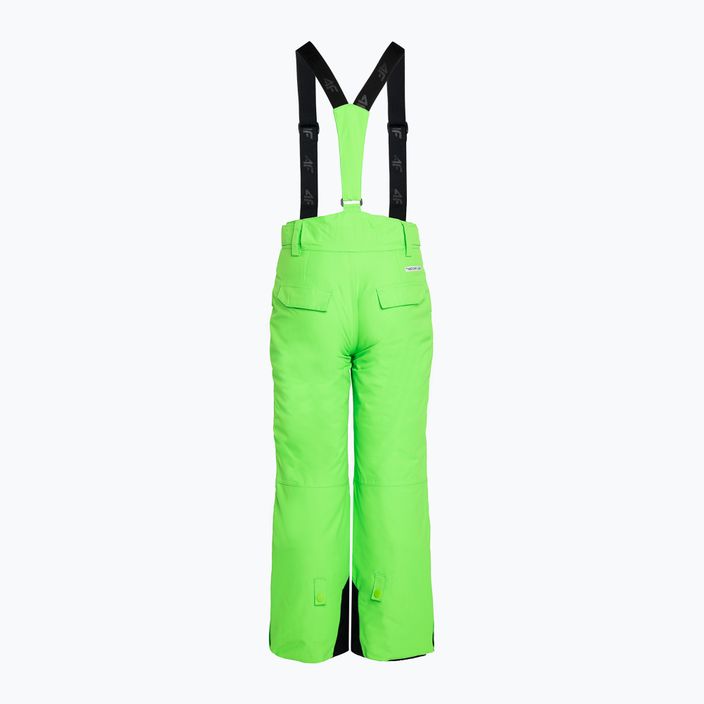 Spodnie narciarskie dziecięce 4F M360 green neon 4