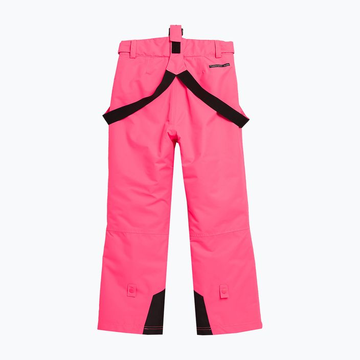 Spodnie narciarskie dziecięce 4F F353 hot pink neon 8