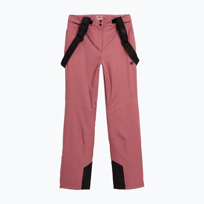 Spodnie narciarskie damskie 4F F400 dark pink 7