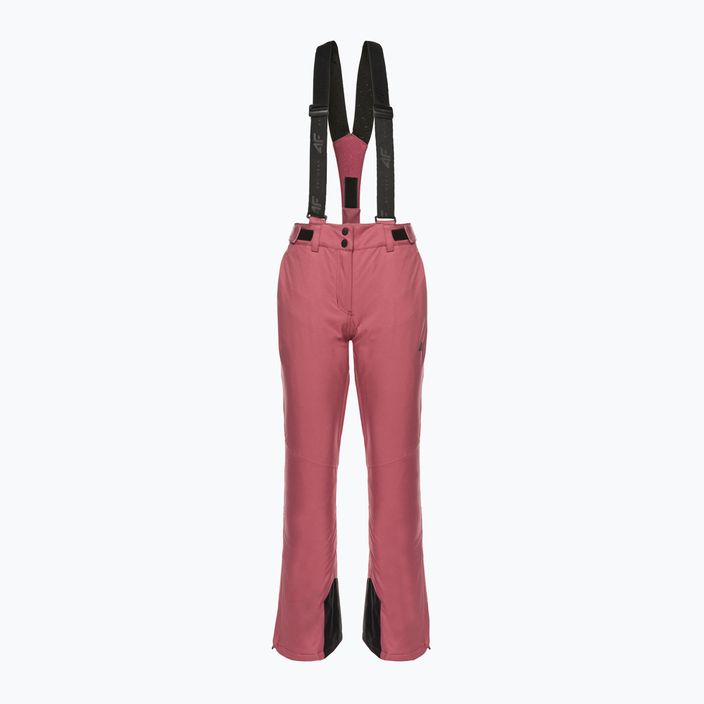 Spodnie narciarskie damskie 4F F400 dark pink 3