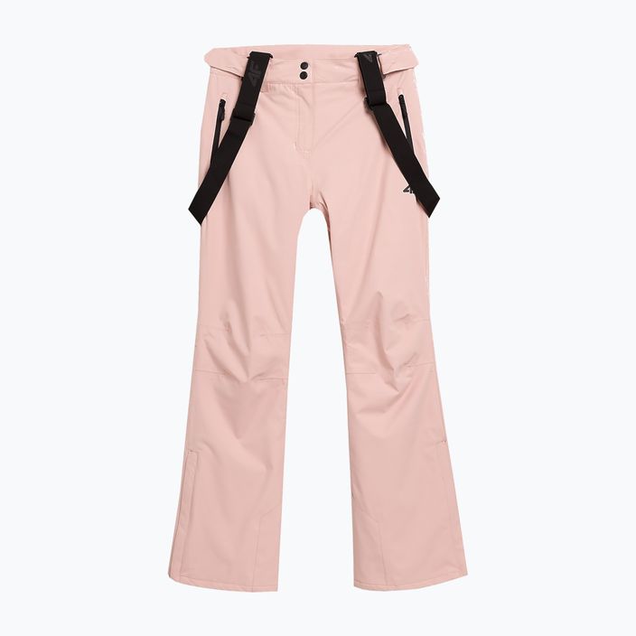 Spodnie narciarskie damskie 4F F419 light pink 5