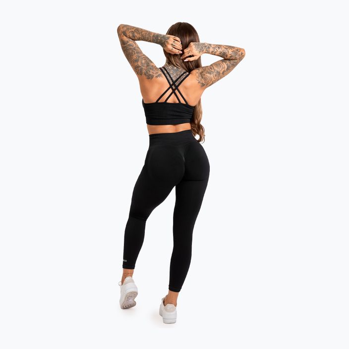 Legginsy damskie Gym Glamour Push Up 2.0 black 3